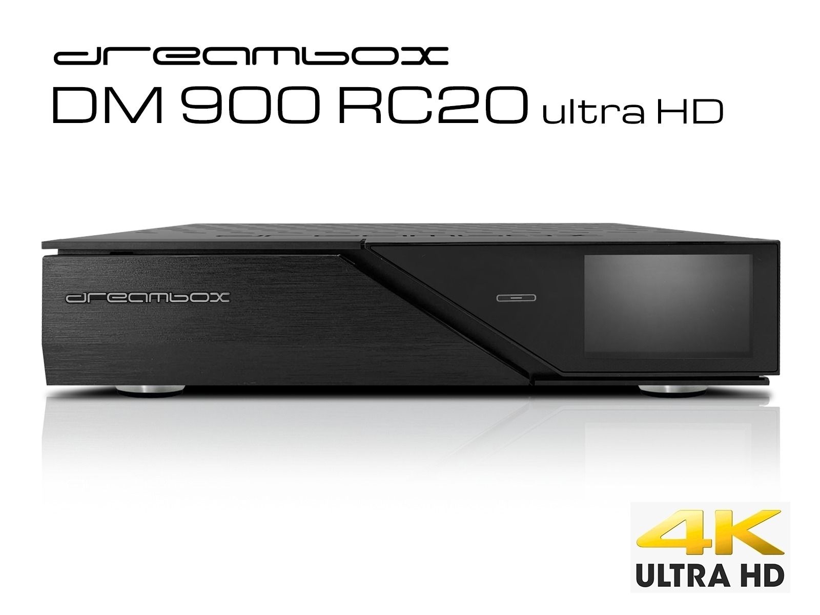 Dreambox DM900 RC20 UHD 4K  1x Dual DVB-S2X MS Tuner 1 TB HDD E2 Linux PVR Receiver von Dreambox