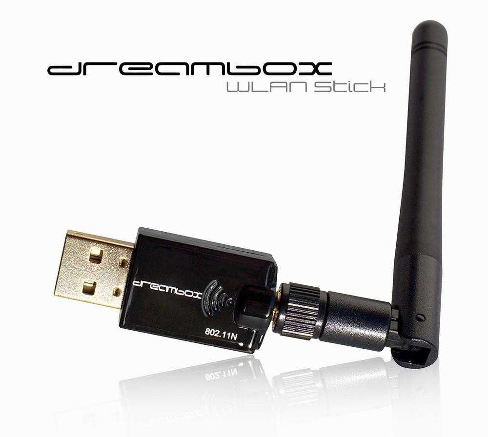 Dreambox Wireless 300Mbit/s USB Wlan Stick mit Antenne Schwarz von Dreambox
