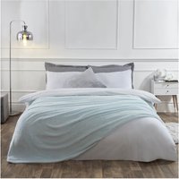 Dreamscene Duck Egg Waffle Throw - 125 x 150cm von Dreamscene