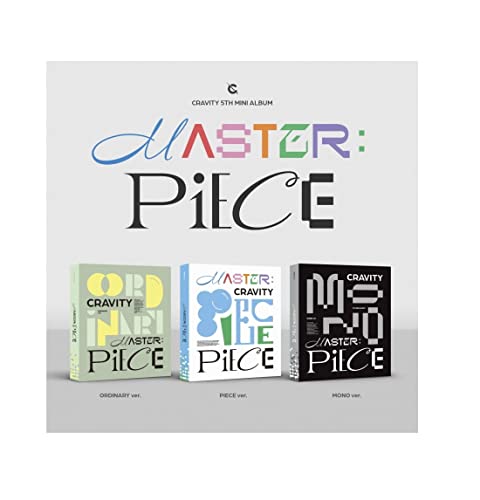 CRAVITY - 5th Mini Album MASTER:PIECE MASTER PIECE CD+Extra Photocards (3 ver SET.) von Dreamus