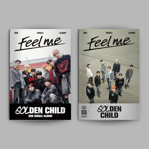 Golden Child - Feel me (3rd Single Album) CD+Folded Poster (2 ver. SET, 2 Folded Posters) von Dreamus