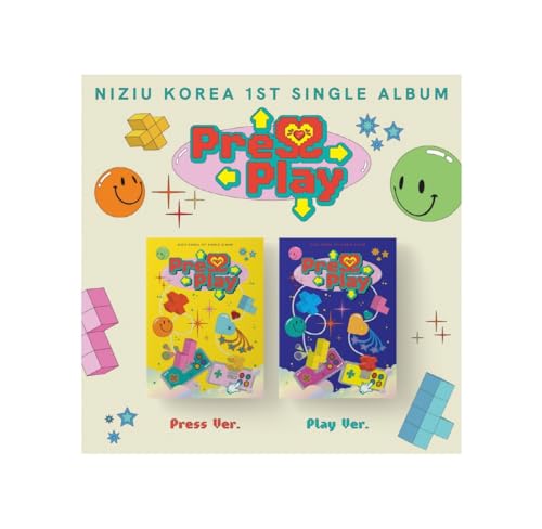 NiziU - Korea 1st Single Album Press Play CD+Pre-Order Benefit (Play ver.) von Dreamus