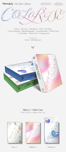 Weeekly - 5th Mini Album ColoRise CD+Pre-Order Benefit+Folded Poster (Growth ver. (+1 Folded Poster)) von Dreamus