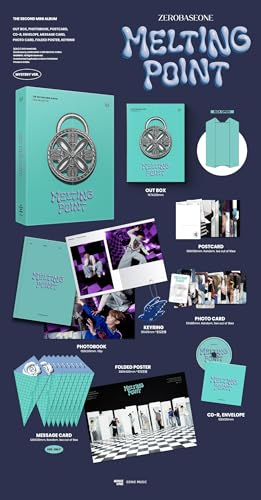 ZEROBASEONE ZB1-2nd Mini Album MELTING POINT CD+Pre-Order Benefit (Random ver.) von Dreamus