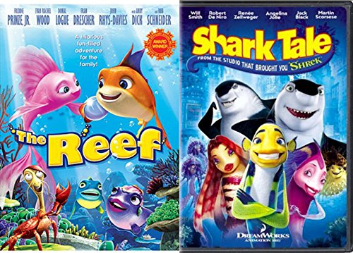 Shark Tale & The Reef DVD Animated Cartoon Movie Set von Dreamworks Animated