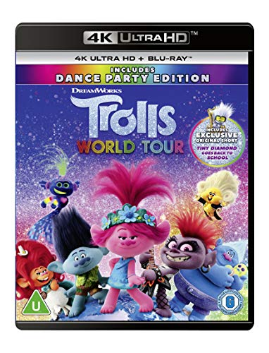 Trolls World Tour (4K Ultra-HD+Blu-ray) [2020] [Region Free] von Dreamworks Animation UK