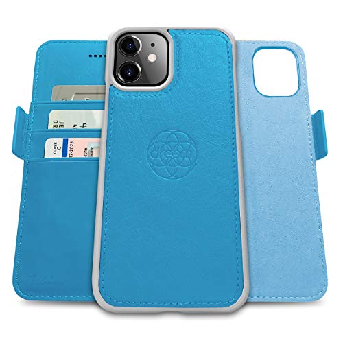Dreem Fibonacci 2in1 Handyhülle Flipcase für iPhone 12 Mini | Magnetisches iPhone Case | TPU Etui Lederhülle Schutzhülle, RFID Schutz, Veganes Kunstleder, Geschenkbox | Himmelblau Dreem Fibonacci 2in1 Handyhülle Flipcase für iPhone 12 Mini | Magnetisches iPhone Case | TPU Etui Lederhülle Schutzhülle, RFID Schutz, Veganes Kunstleder, Geschenkbox | Himmelblau von Dreem