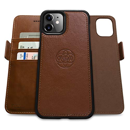 Dreem Fibonacci 2in1 Handyhülle Flipcase für iPhone 12 Mini | Magnetisches iPhone Case | TPU Etui Lederhülle Schutzhülle, RFID Schutz, Veganes Kunstleder, Geschenkbox | Schokoladenbraun Dreem Fibonacci 2in1 Handyhülle Flipcase für iPhone 12 Mini | Magnetisches iPhone Case | TPU Etui Lederhülle Schutzhülle, RFID Schutz, Veganes Kunstleder, Geschenkbox | Schokoladenbraun von Dreem