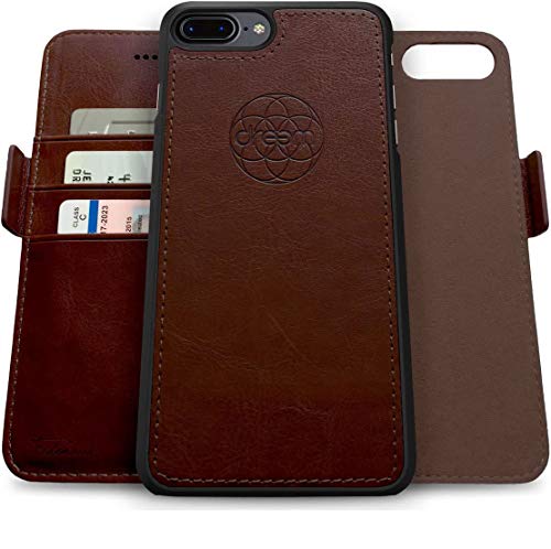 Dreem Fibonacci 2in1 Handyhülle Flipcase für iPhone 7/8 Plus | Magnetisches iPhone Case | TPU Etui Lederhülle Schutzhülle, RFID Schutz, Veganes Kunstleder, Geschenkbox | Kaffeebraun Dreem Fibonacci 2in1 Handyhülle Flipcase für iPhone 7/8 Plus | Magnetisches iPhone Case | TPU Etui Lederhülle Schutzhülle, RFID Schutz, Veganes Kunstleder, Geschenkbox | Kaffeebraun von Dreem