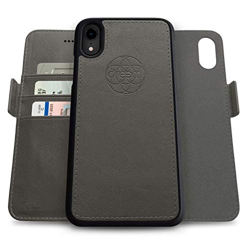 Dreem Fibonacci 2in1 Handyhülle Flipcase für iPhone XR | Magnetisches iPhone Case | TPU Etui Lederhülle Schutzhülle, RFID Schutz, Veganes Kunstleder, Geschenkbox | Grau Dreem Fibonacci 2in1 Handyhülle Flipcase für iPhone XR | Magnetisches iPhone Case | TPU Etui Lederhülle Schutzhülle, RFID Schutz, Veganes Kunstleder, Geschenkbox | Grau von Dreem
