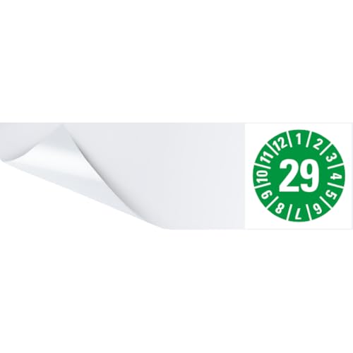 Dreifke® Kabelprüfplakette 29, grün, Folie, selbstklebend, 95x25mm, 6/Bogen von Dreifke
