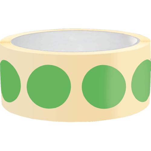 Dreifke® Markierungspunkt, blanko, grün, Haftpapier, permanent, Ø 25mm, 500/Rolle von Dreifke