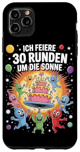 Ich Feiere 30 Runden Um Die Sonne Geburtstag Hülle für iPhone 11 Pro Max von Dreißig Dreissig 30 Geburtstag Galaxie