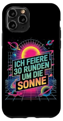 Ich Feiere 30 Runden Um Die Sonne Geburtstag Hülle für iPhone 11 Pro von Dreißig Dreissig 30 Geburtstag Galaxie