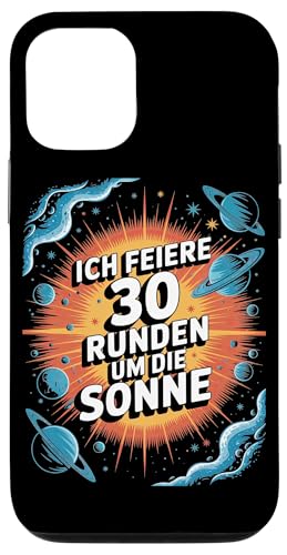 Ich Feiere 30 Runden Um Die Sonne Geburtstag Hülle für iPhone 12/12 Pro von Dreißig Dreissig 30 Geburtstag Galaxie