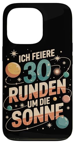 Ich Feiere 30 Runden Um Die Sonne Geburtstag Hülle für iPhone 13 Pro von Dreißig Dreissig 30 Geburtstag Galaxie