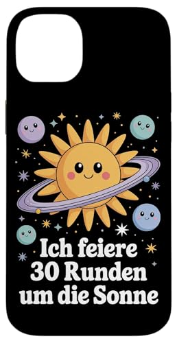 Ich Feiere 30 Runden Um Die Sonne Geburtstag Hülle für iPhone 14 Plus von Dreißig Dreissig 30 Geburtstag Galaxie