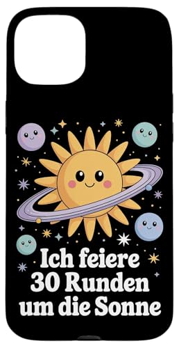Ich Feiere 30 Runden Um Die Sonne Geburtstag Hülle für iPhone 15 Plus von Dreißig Dreissig 30 Geburtstag Galaxie
