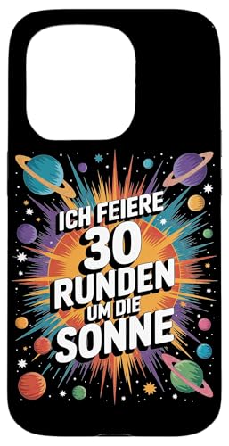 Ich Feiere 30 Runden Um Die Sonne Geburtstag Hülle für iPhone 15 Pro von Dreißig Dreissig 30 Geburtstag Galaxie