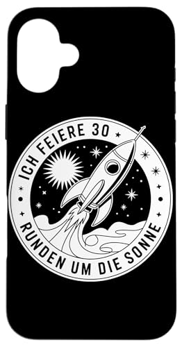 Ich Feiere 30 Runden Um Die Sonne Geburtstag Hülle für iPhone 16 Plus von Dreißig Dreissig 30 Geburtstag Galaxie