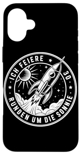 Ich Feiere 30 Runden Um Die Sonne Geburtstag Hülle für iPhone 16 Plus von Dreißig Dreissig 30 Geburtstag Galaxie
