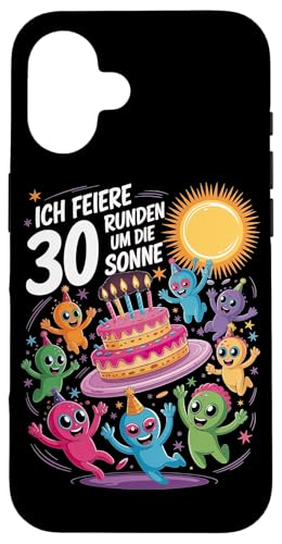 Ich Feiere 30 Runden Um Die Sonne Geburtstag Hülle für iPhone 16 Ich Feiere 30 Runden Um Die Sonne Geburtstag Hülle für iPhone 16 von Dreißig Dreissig 30 Geburtstag Galaxie