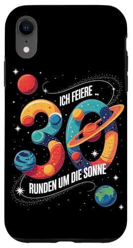 Ich Feiere 30 Runden Um Die Sonne Geburtstag Hülle für iPhone XR Ich Feiere 30 Runden Um Die Sonne Geburtstag Hülle für iPhone XR von Dreißig Dreissig 30 Geburtstag Galaxie
