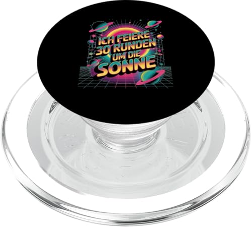 Ich Feiere 30 Runden Um Die Sonne Geburtstag PopSockets PopGrip für MagSafe Ich Feiere 30 Runden Um Die Sonne Geburtstag PopSockets PopGrip für MagSafe von Dreißig Dreissig 30 Geburtstag Galaxie
