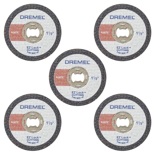 Dremel EZ476 1 1/2 Zoll EZ Lock Rotary Tool Trennscheiben für Kunststoff – 5 Stück von Dremel