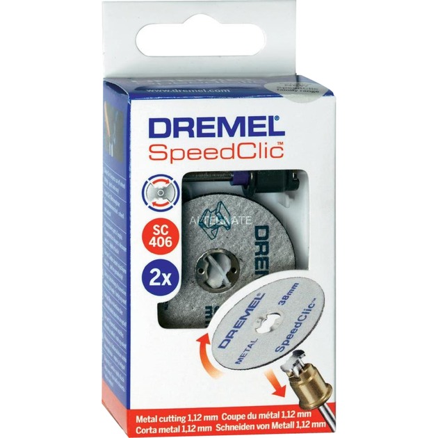 EZ SpeedClic Starter-Set (SC406), 3-teilig, Trennscheibe von Dremel