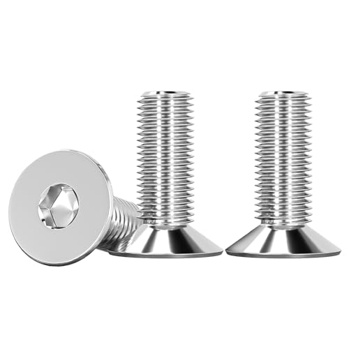 Drenky 10 Stück M8 X 20mm Senkkopfschrauben Edelstahl V2A VA A2 Schraube mit abgesenktem Kopf DIN 7991 / ISO 10642 Senkschraube Rostfrei Silber Innensechskant Schrauben Metrisches Regelgewinde Drenky 10 Stück M8 X 20mm Senkkopfschrauben Edelstahl V2A VA A2 Schraube mit abgesenktem Kopf DIN 7991 / ISO 10642 Senkschraube Rostfrei Silber Innensechskant Schrauben Metrisches Regelgewinde von Drenky