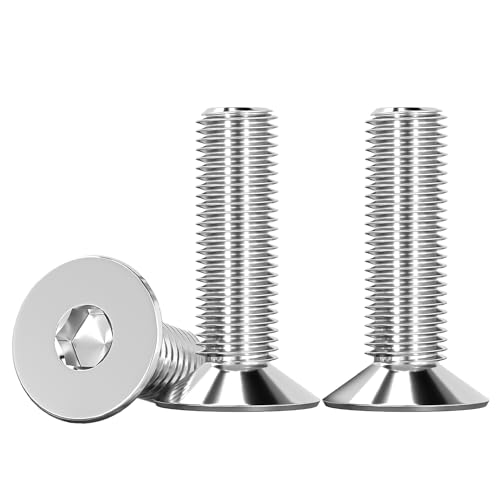 Drenky 10 Stück M8 X 25mm Senkkopfschrauben Edelstahl V2A VA A2 Schraube mit abgesenktem Kopf DIN 7991 / ISO 10642 Senkschraube Rostfrei Silber Innensechskant Schrauben Metrisches Regelgewinde Drenky 10 Stück M8 X 25mm Senkkopfschrauben Edelstahl V2A VA A2 Schraube mit abgesenktem Kopf DIN 7991 / ISO 10642 Senkschraube Rostfrei Silber Innensechskant Schrauben Metrisches Regelgewinde von Drenky