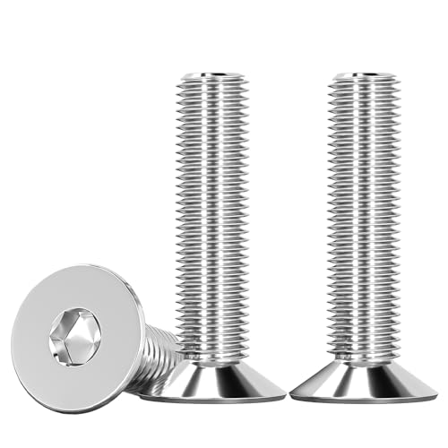 Drenky 10 Stück M8 X 30mm Senkkopfschrauben Edelstahl V2A VA A2 Schraube mit abgesenktem Kopf DIN 7991 / ISO 10642 Senkschraube Rostfrei Silber Innensechskant Schrauben Metrisches Regelgewinde Drenky 10 Stück M8 X 30mm Senkkopfschrauben Edelstahl V2A VA A2 Schraube mit abgesenktem Kopf DIN 7991 / ISO 10642 Senkschraube Rostfrei Silber Innensechskant Schrauben Metrisches Regelgewinde von Drenky