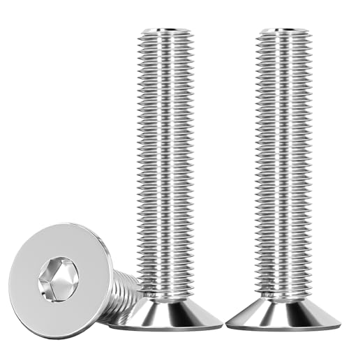 Drenky 10 Stück M8 X 35mm Senkkopfschrauben Edelstahl V2A VA A2 Schraube mit abgesenktem Kopf DIN 7991 / ISO 10642 Senkschraube Rostfrei Silber Innensechskant Schrauben Metrisches Regelgewinde Drenky 10 Stück M8 X 35mm Senkkopfschrauben Edelstahl V2A VA A2 Schraube mit abgesenktem Kopf DIN 7991 / ISO 10642 Senkschraube Rostfrei Silber Innensechskant Schrauben Metrisches Regelgewinde von Drenky