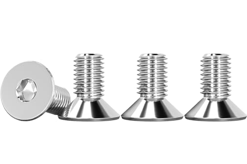 Drenky 25 Stück M6 X 10mm Senkkopf Schrauben Edelstahl V2A VA A2 Senkkopfschrauben mit Innensechskant DIN 7991 / ISO 10642 Gewindeschrauben Rostfrei Silber Screws Metrisches Regelgewinde Drenky 25 Stück M6 X 10mm Senkkopf Schrauben Edelstahl V2A VA A2 Senkkopfschrauben mit Innensechskant DIN 7991 / ISO 10642 Gewindeschrauben Rostfrei Silber Screws Metrisches Regelgewinde von Drenky