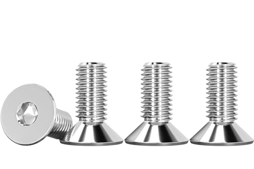 Drenky 25 Stück M6 X 12mm Senkkopf Schrauben Edelstahl V2A VA A2 Senkkopfschrauben mit Innensechskant DIN 7991 / ISO 10642 Gewindeschrauben Rostfrei Silber Screws Metrisches Regelgewinde Drenky 25 Stück M6 X 12mm Senkkopf Schrauben Edelstahl V2A VA A2 Senkkopfschrauben mit Innensechskant DIN 7991 / ISO 10642 Gewindeschrauben Rostfrei Silber Screws Metrisches Regelgewinde von Drenky