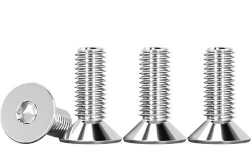 Drenky 25 Stück M6 X 16mm Senkkopf Schrauben Edelstahl V2A VA A2 Senkkopfschrauben mit Innensechskant DIN 7991 / ISO 10642 Gewindeschrauben Rostfrei Silber Screws Metrisches Regelgewinde Drenky 25 Stück M6 X 16mm Senkkopf Schrauben Edelstahl V2A VA A2 Senkkopfschrauben mit Innensechskant DIN 7991 / ISO 10642 Gewindeschrauben Rostfrei Silber Screws Metrisches Regelgewinde von Drenky