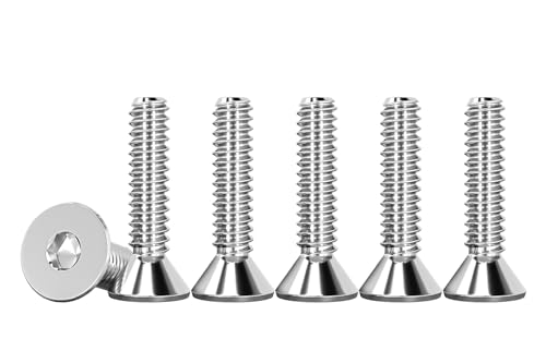 Drenky 50 Stück M3 X 16mm Senkkopfschrauben Edelstahl V2A VA A2 Senkkopf Schrauben DIN 7991 / ISO 10642 Gewindeschrauben Rostfrei Silber Steckdosen Schrauben Metrisches Regelgewinde Drenky 50 Stück M3 X 16mm Senkkopfschrauben Edelstahl V2A VA A2 Senkkopf Schrauben DIN 7991 / ISO 10642 Gewindeschrauben Rostfrei Silber Steckdosen Schrauben Metrisches Regelgewinde von Drenky