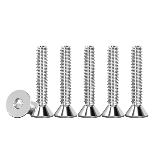 Drenky 50 Stück M3 X 20mm Senkkopfschrauben Edelstahl V2A VA A2 Senkkopf Schrauben DIN 7991 / ISO 10642 Gewindeschrauben Rostfrei Silber Steckdosen Schrauben Metrisches Regelgewinde Drenky 50 Stück M3 X 20mm Senkkopfschrauben Edelstahl V2A VA A2 Senkkopf Schrauben DIN 7991 / ISO 10642 Gewindeschrauben Rostfrei Silber Steckdosen Schrauben Metrisches Regelgewinde von Drenky