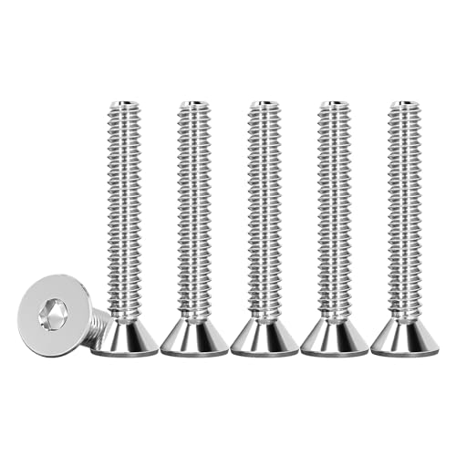 Drenky 50 Stück M3 X 25mm Senkkopfschrauben Edelstahl V2A VA A2 Senkkopf Schrauben DIN 7991 / ISO 10642 Gewindeschrauben Rostfrei Silber Steckdosen Schrauben Metrisches Regelgewinde Drenky 50 Stück M3 X 25mm Senkkopfschrauben Edelstahl V2A VA A2 Senkkopf Schrauben DIN 7991 / ISO 10642 Gewindeschrauben Rostfrei Silber Steckdosen Schrauben Metrisches Regelgewinde von Drenky