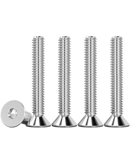 Drenky 50 Stück M4 Schrauben Edelstahl V2A Senkkopfschrauben DIN 7991 / ISO 10642 Innensechskantschraube Gewindeschrauben Maschinenschrauben M4 X 30mm Drenky 50 Stück M4 Schrauben Edelstahl V2A Senkkopfschrauben DIN 7991 / ISO 10642 Innensechskantschraube Gewindeschrauben Maschinenschrauben M4 X 30mm von Drenky