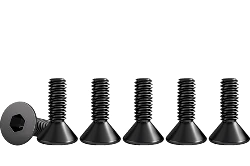 Drenky M3 X 10mm Senkkopfschrauben mit Innensechskant M3 Schwarz Edelstahl V2A VA A2 Senkschraube DIN 7991 / ISO 10642 Vollgewindeschrauben Rostfrei Screws Metrisches Regelgewinde, 50 Stück Drenky M3 X 10mm Senkkopfschrauben mit Innensechskant M3 Schwarz Edelstahl V2A VA A2 Senkschraube DIN 7991 / ISO 10642 Vollgewindeschrauben Rostfrei Screws Metrisches Regelgewinde, 50 Stück von Drenky