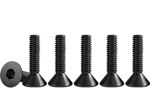 Drenky M3 X 16mm Senkschraube Edelstahl V2A VA A2 Innensechskantschraube Senkkopfschrauben M3 DIN 7991 / ISO 10642 Rostfrei Maschinenschrauben Metrisches Regelgewinde, Schwarz, 50 Stück Drenky M3 X 16mm Senkschraube Edelstahl V2A VA A2 Innensechskantschraube Senkkopfschrauben M3 DIN 7991 / ISO 10642 Rostfrei Maschinenschrauben Metrisches Regelgewinde, Schwarz, 50 Stück von Drenky