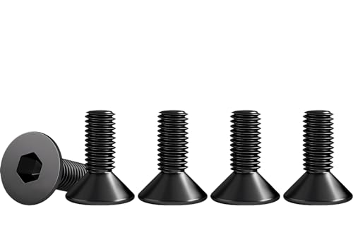 Drenky M4 X 10mm Senkkopfschrauben mit Innensechskant Schwarz Edelstahl V2A VA A2 Senkschraube DIN 7991 / ISO 10642 Vollgewindeschrauben Rostfrei Screws Metrisches Regelgewinde, 50 Stück Drenky M4 X 10mm Senkkopfschrauben mit Innensechskant Schwarz Edelstahl V2A VA A2 Senkschraube DIN 7991 / ISO 10642 Vollgewindeschrauben Rostfrei Screws Metrisches Regelgewinde, 50 Stück von Drenky