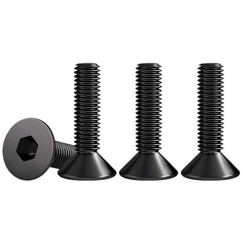 Drenky M6 X 25mm Senkkopfschrauben mit Innensechskant Schwarz Edelstahl V2A VA A2 Senkschraube DIN 7991 / ISO 10642 Vollgewindeschrauben Rostfrei Screws Metrisches Regelgewinde, 25 Stück Drenky M6 X 25mm Senkkopfschrauben mit Innensechskant Schwarz Edelstahl V2A VA A2 Senkschraube DIN 7991 / ISO 10642 Vollgewindeschrauben Rostfrei Screws Metrisches Regelgewinde, 25 Stück von Drenky