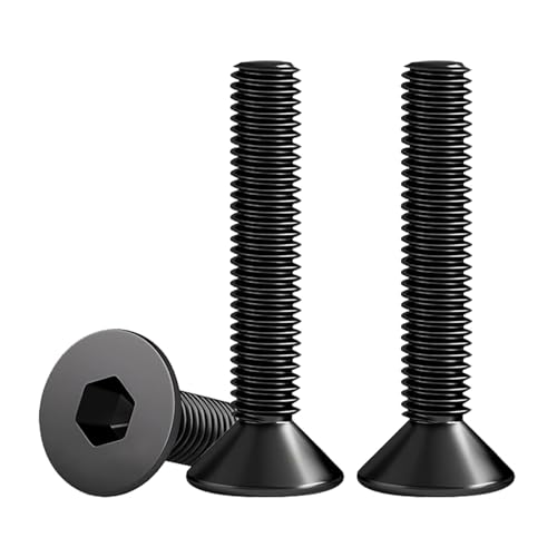 Drenky M8 X 30mm Senkkopfschrauben mit Innensechskant Schwarz Edelstahl V2A VA A2 Senkschraube DIN 7991 / ISO 10642 Vollgewindeschrauben Rostfrei Screws Metrisches Regelgewinde, 10 Stück Drenky M8 X 30mm Senkkopfschrauben mit Innensechskant Schwarz Edelstahl V2A VA A2 Senkschraube DIN 7991 / ISO 10642 Vollgewindeschrauben Rostfrei Screws Metrisches Regelgewinde, 10 Stück von Drenky