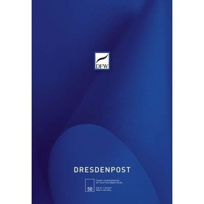 Briefkarte DresdenPost - A6 hoch, 50 Stück von Dresdner Feinpapierwerkstatt
