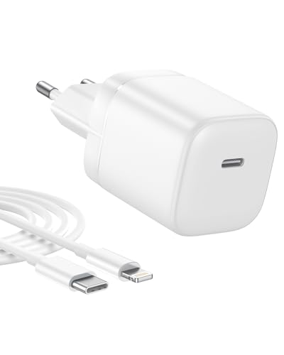 20W iPhone Schnellladegerät,【MFI Zertifiziert】 USB C Ladegerät mit 2M Lightning Kabel,iPhone Ladegerät Netzteile für iPhone 14/13/12/11/XS Max/XR/8 20W iPhone Schnellladegerät,【MFI Zertifiziert】 USB C Ladegerät mit 2M Lightning Kabel,iPhone Ladegerät Netzteile für iPhone 14/13/12/11/XS Max/XR/8 von Dresz