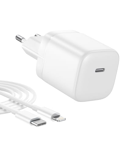 20W iPhone Schnellladegerät,【MFI Zertifiziert】 USB C Ladegerät mit 2M Lightning Kabel，iPhone Ladegerät Netzteile für iPhone 14/13/12/11/XS Max/XR/8 von Dresz