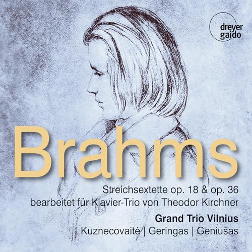 Johannes Brahms: Streichsextette Opp. 18 & 36, bearb. für Klaviertrio von Theodor Kirchner von Dreyer Gai (Note 1 Musikvertrieb)